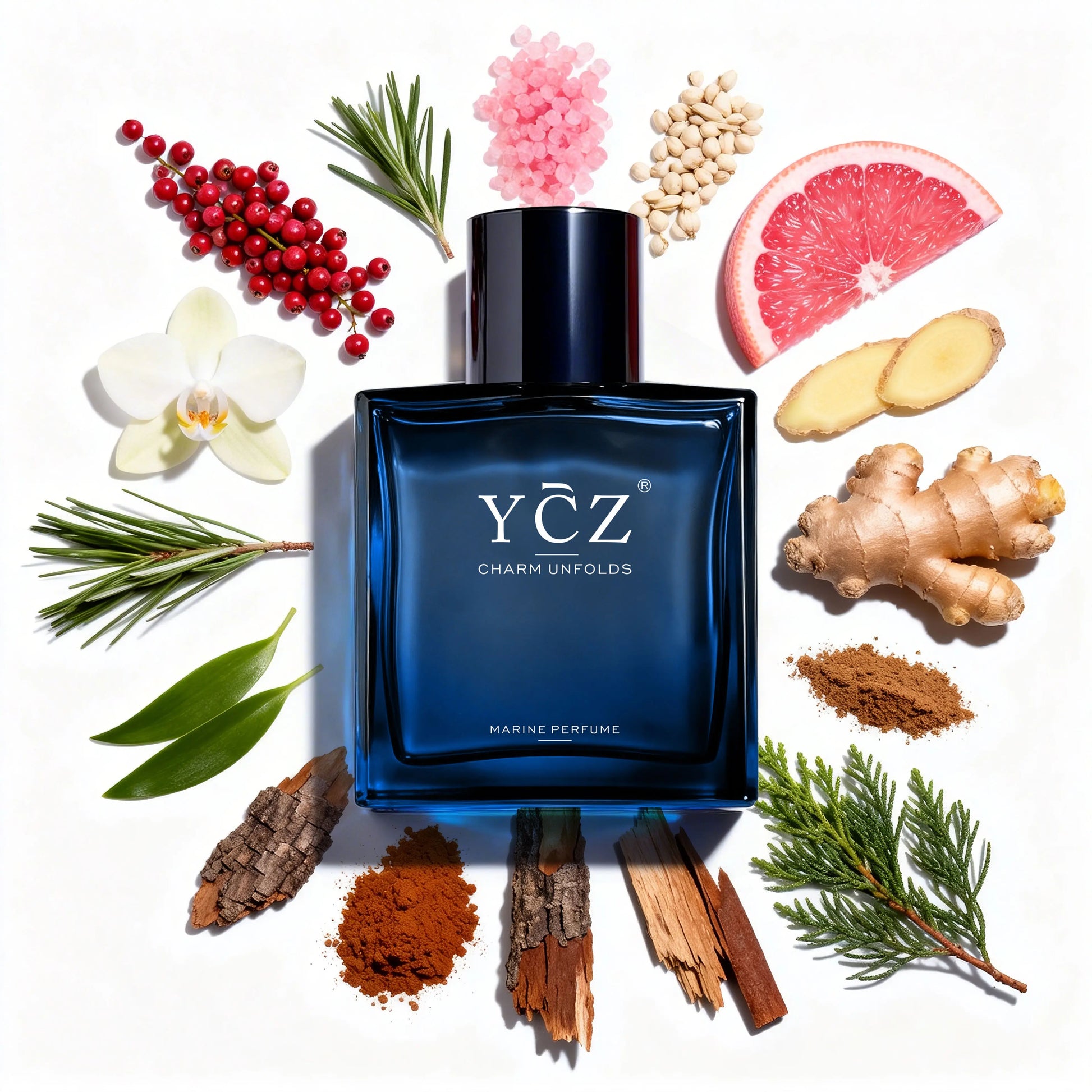 [YCZ] Midnight Marine Eau De Parfum 1.7 Fl Oz Men'S Fragrance - Aromatic Marine Scent, Magnetic, Sensual, Long-Lasting, Ideal for Dates & Everyday Wear, Gifts for Boyfriend, Anniversary Gift for Him, Men'S Perfumes & Fragrances, Mens Gifts,Back to School