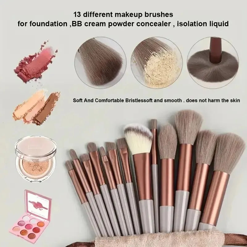 Soft Kabuki Makeup Brush Set