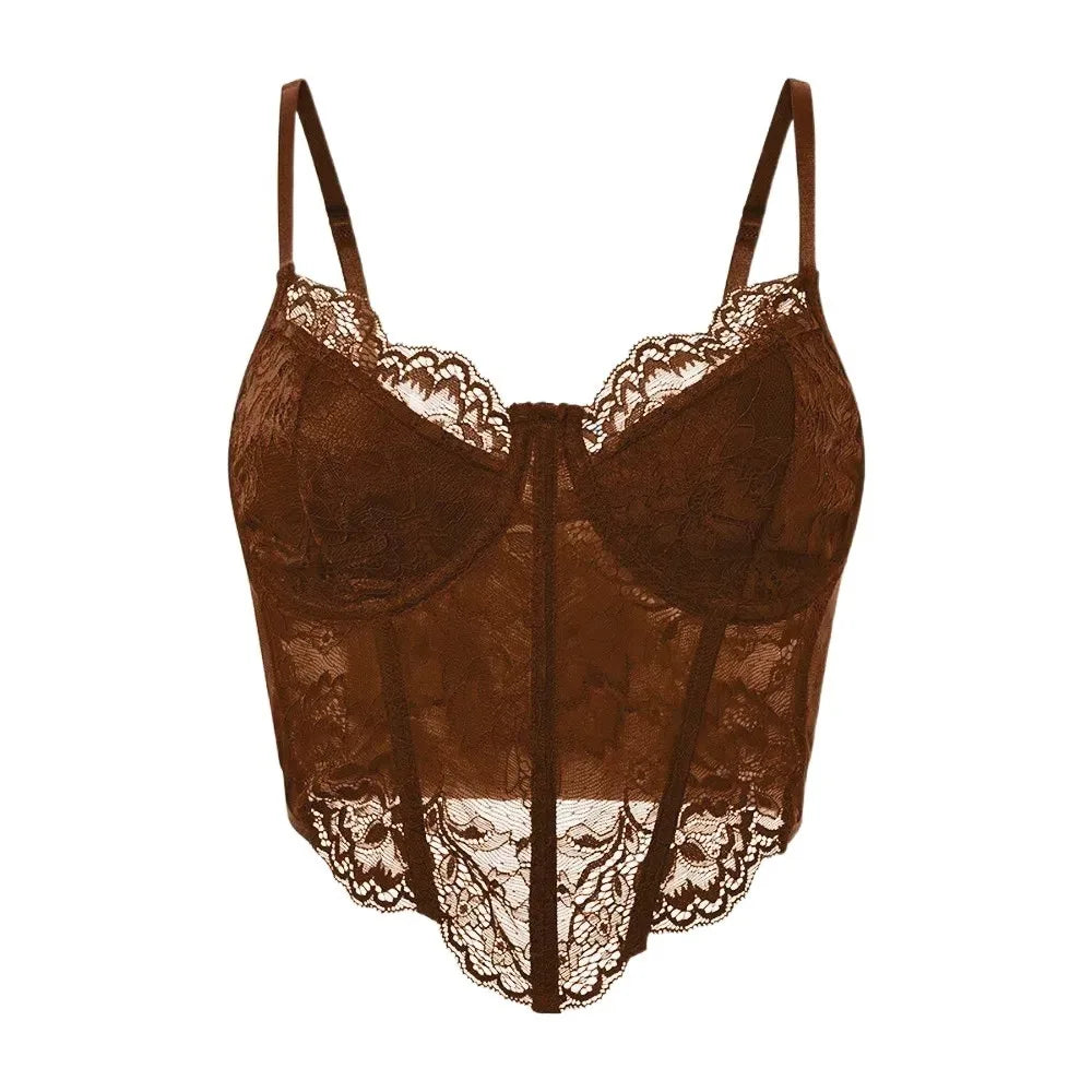 Lace Corset Cami Top