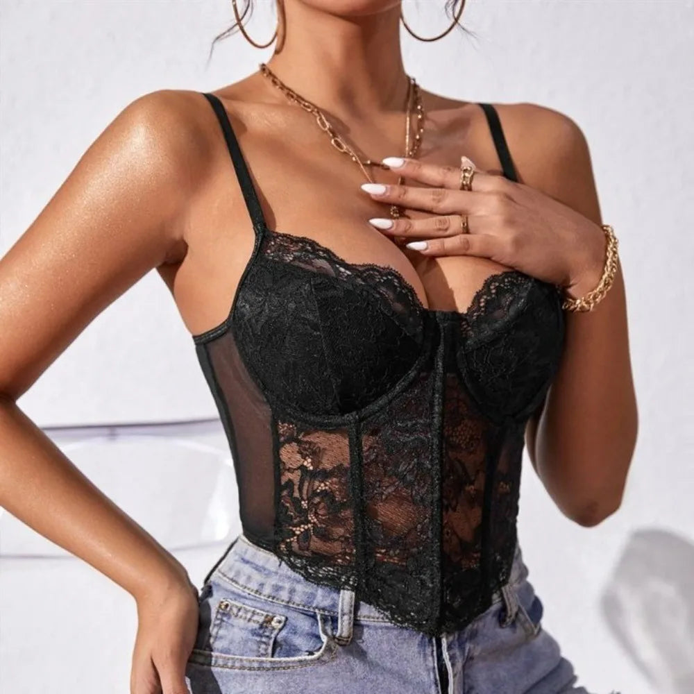 Lace Corset Cami Top