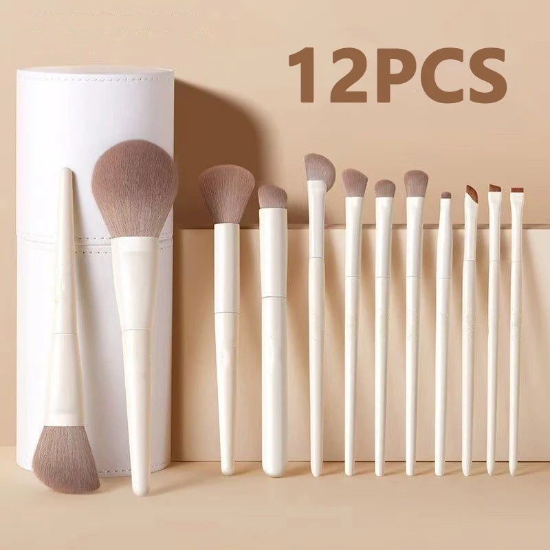 Pro Makeup Brush Set (12pcs)