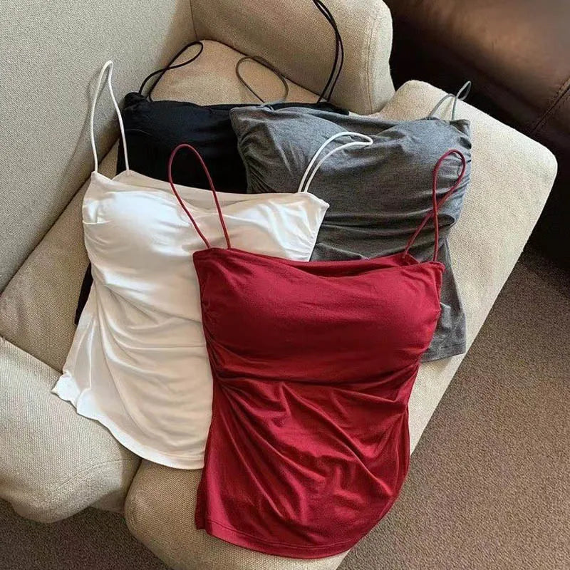 Camisole with Built-In Bra