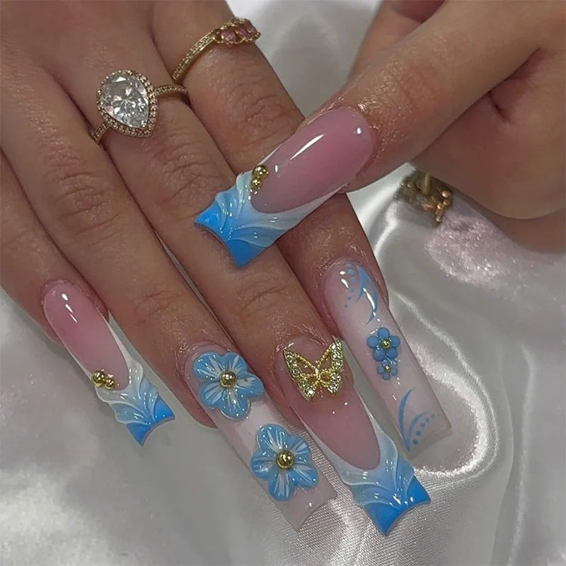 Blush Pink Press-On Nail Set (24pcs)