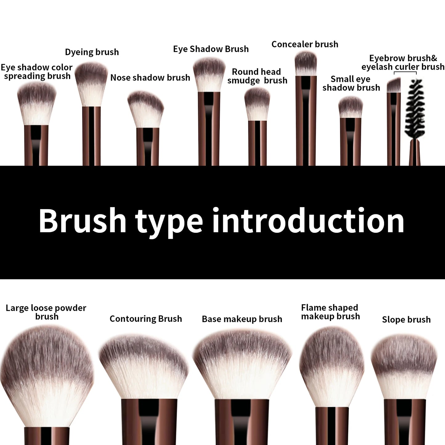 Complete Makeup Brush Set (13pcs)