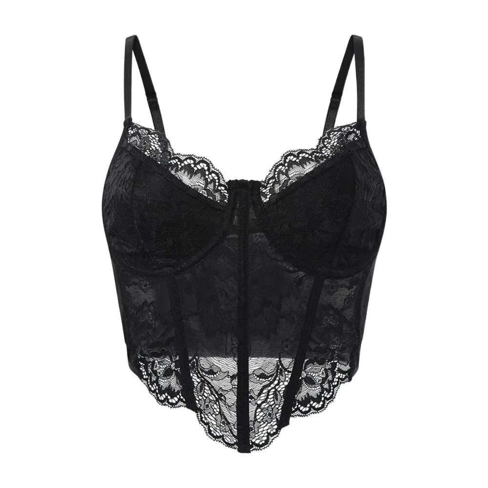Lace Corset Cami Top