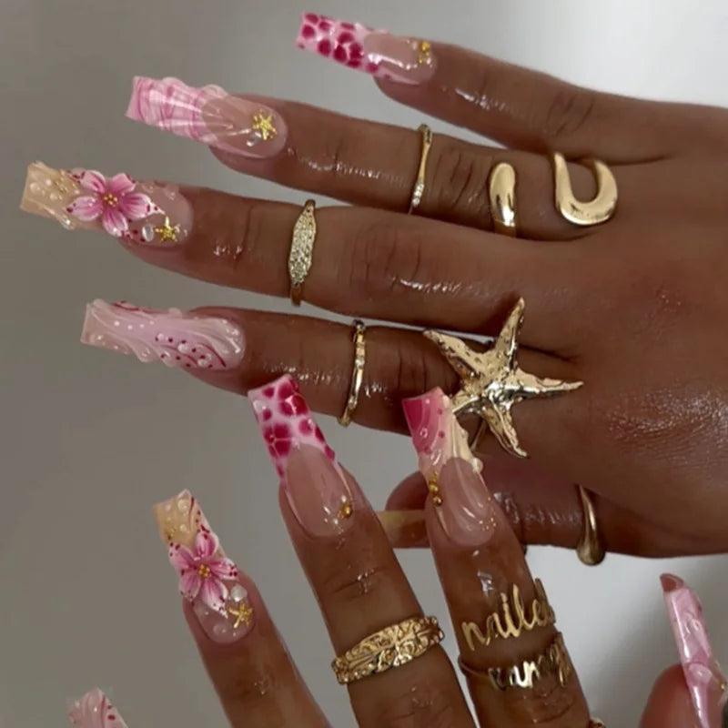 Blush Pink Press-On Nail Set (24pcs)