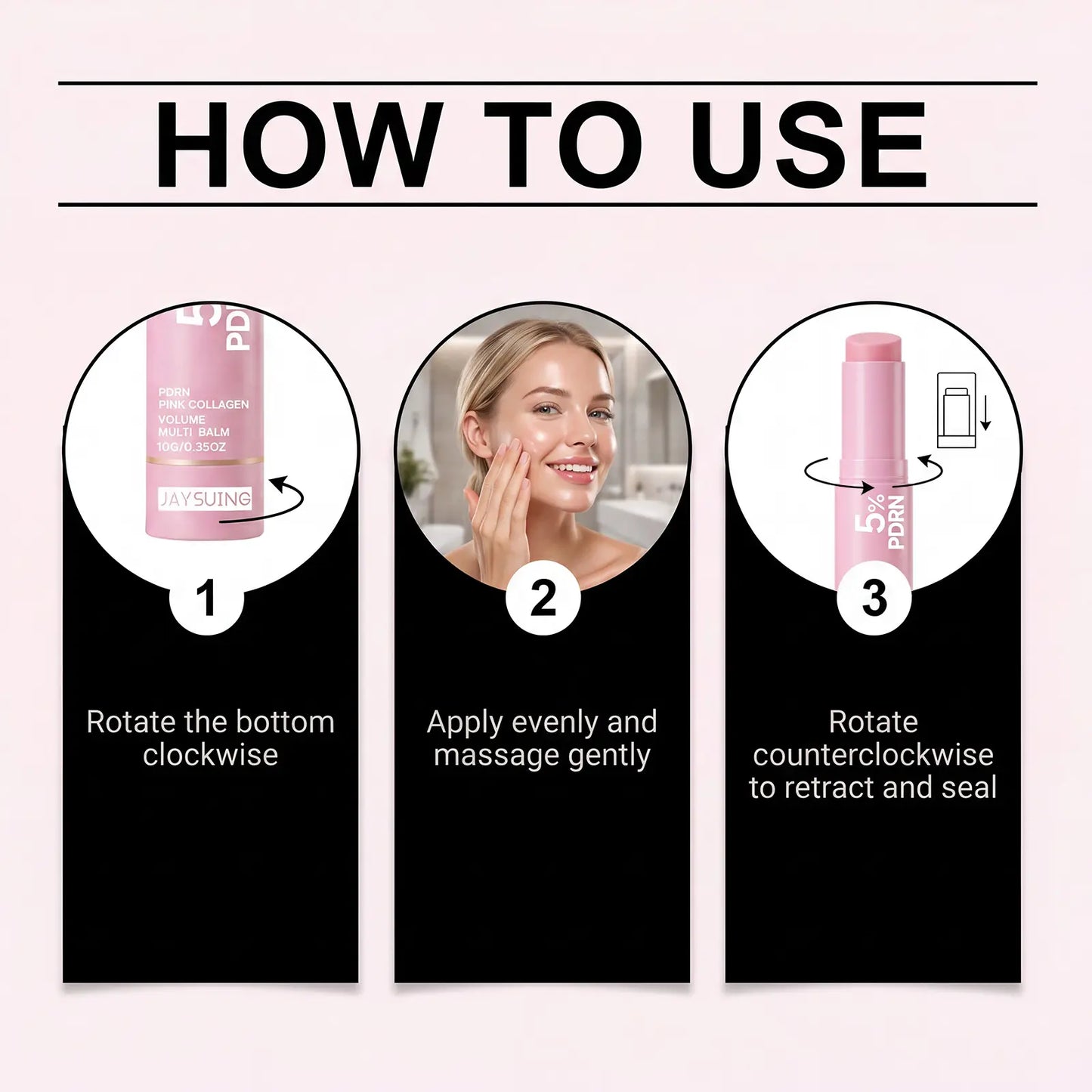 Pink Multi-Benefit Moisturizing Stick, Daily Hydration Skincare, 10 G