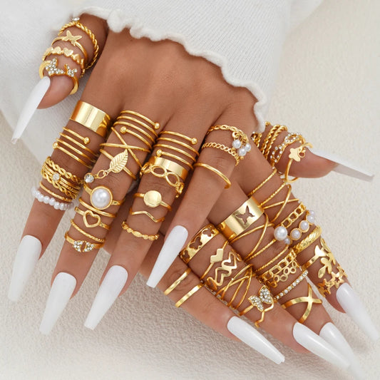 Vintage Ring Set (58pcs)