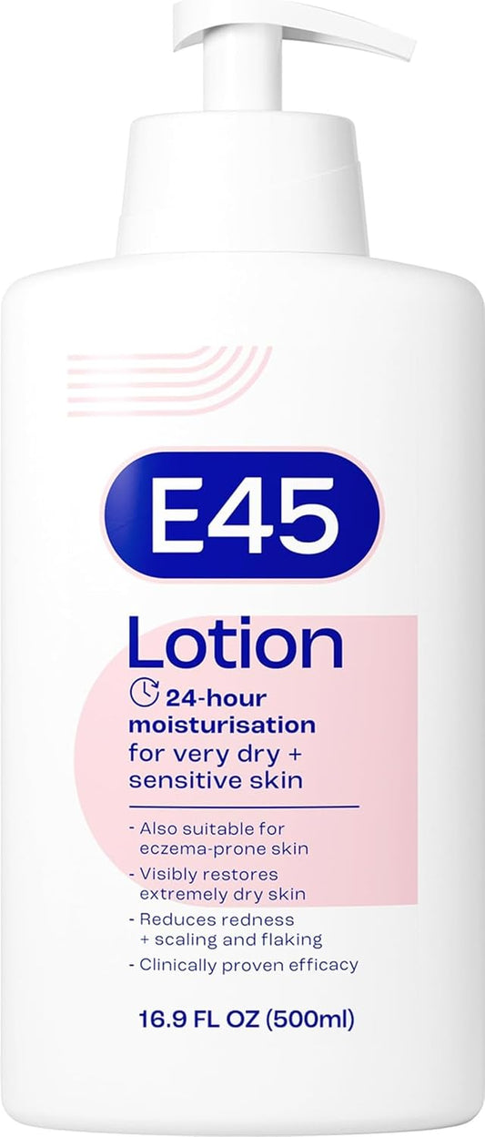 Moisturising Lotion 500 Ml for Dry & Sensitive Skin - Long-Lasting Hydration Protect from Dryness, Reduce Redness - Dermatological Body Moisturiser Lotion - Body Lotion - Daily Moisturiser | Long-Lasting Hydration Helps Protect from Dryness - Helps Reduce Redness, Dermatologically Tested