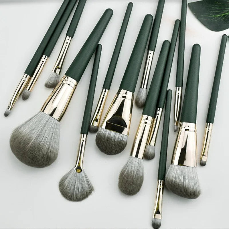 Fluffy Makeup Brush Set (14pcs)