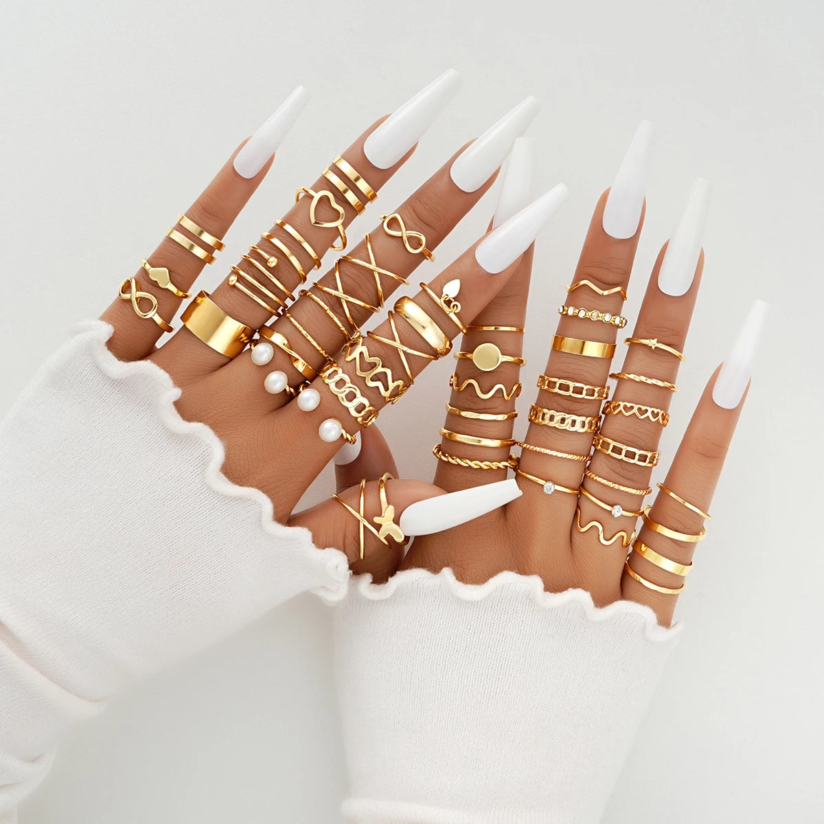 Vintage Ring Set (58pcs)