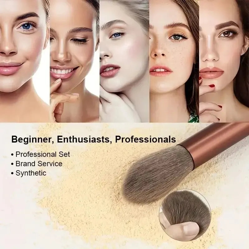 Soft Kabuki Makeup Brush Set