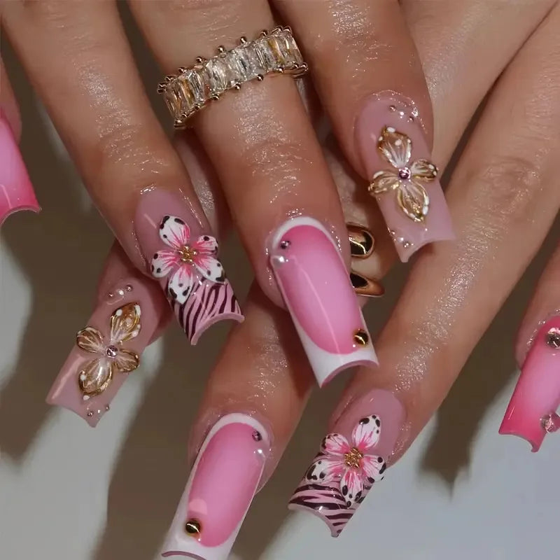 Blush Pink Press-On Nail Set (24pcs)
