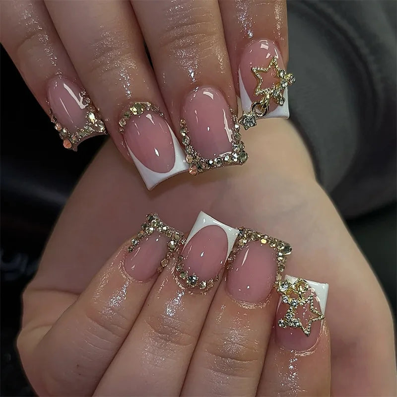 Blush Pink Press-On Nail Set (24pcs)