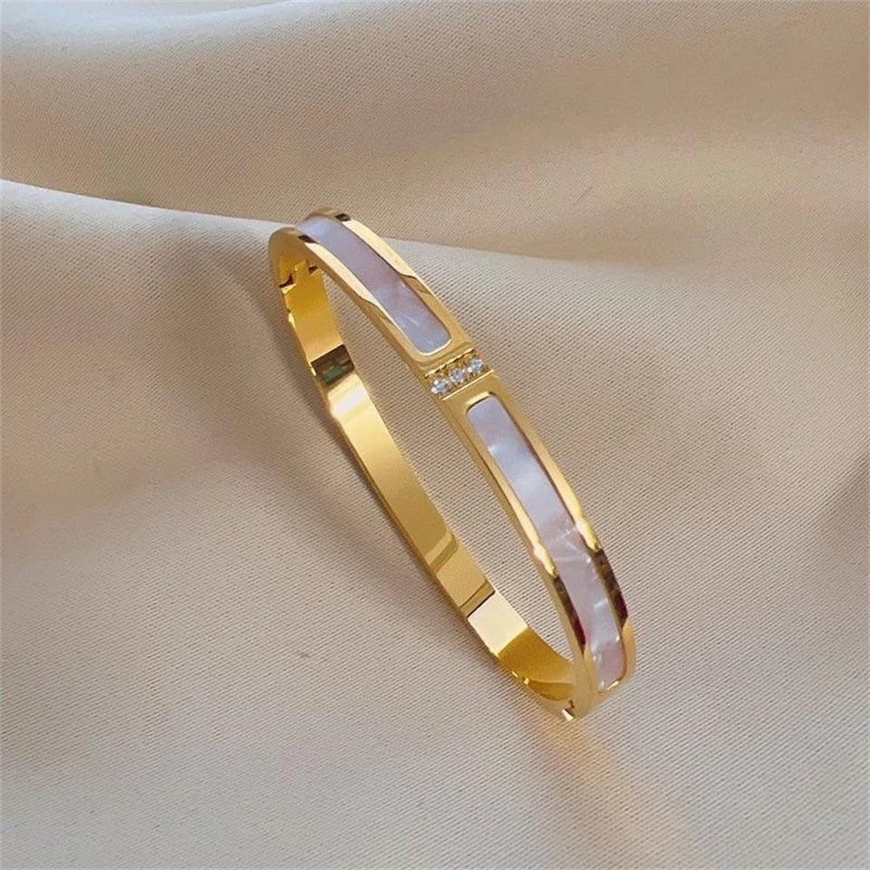 Zirconia Stacking Bracelet Set