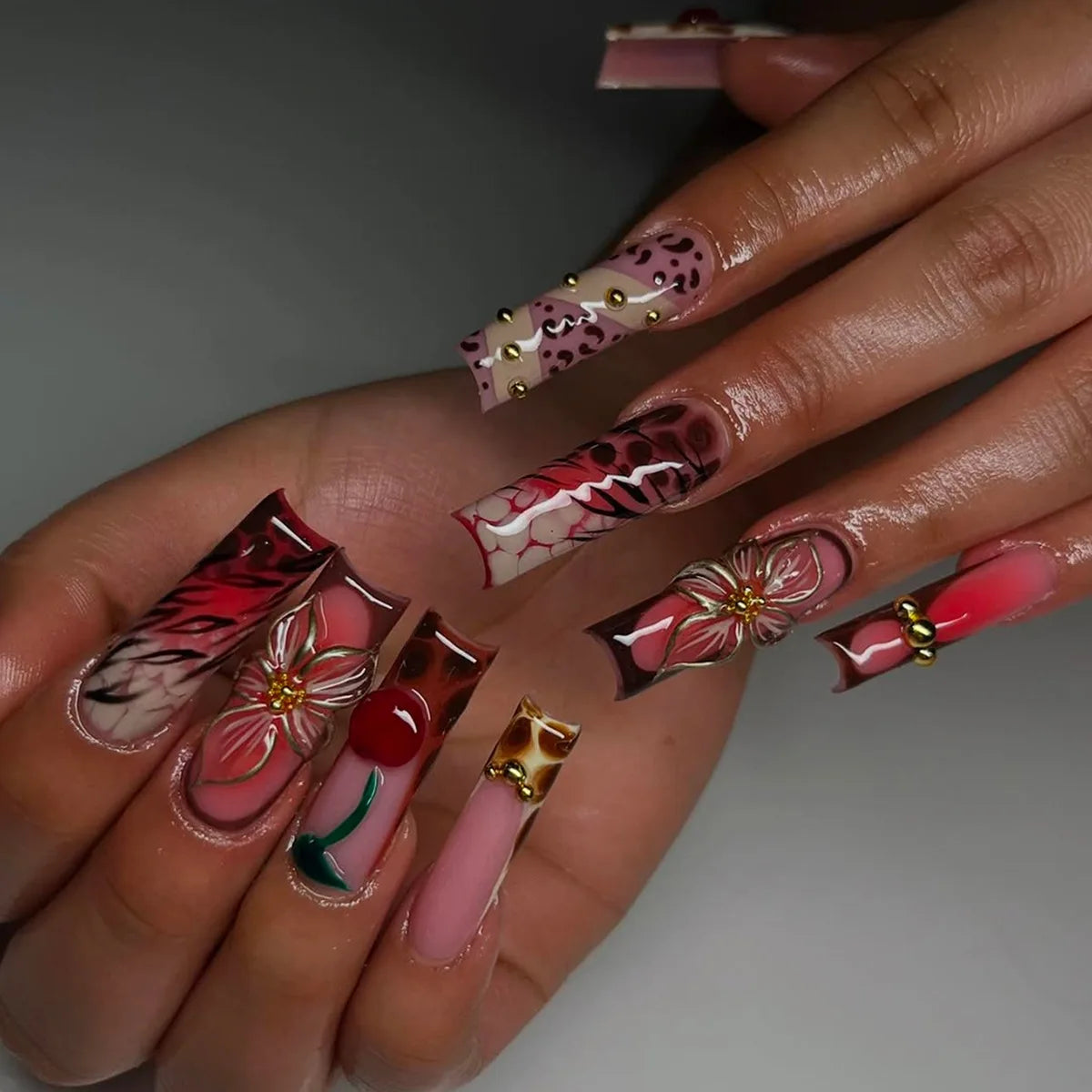 Blush Pink Press-On Nail Set (24pcs)