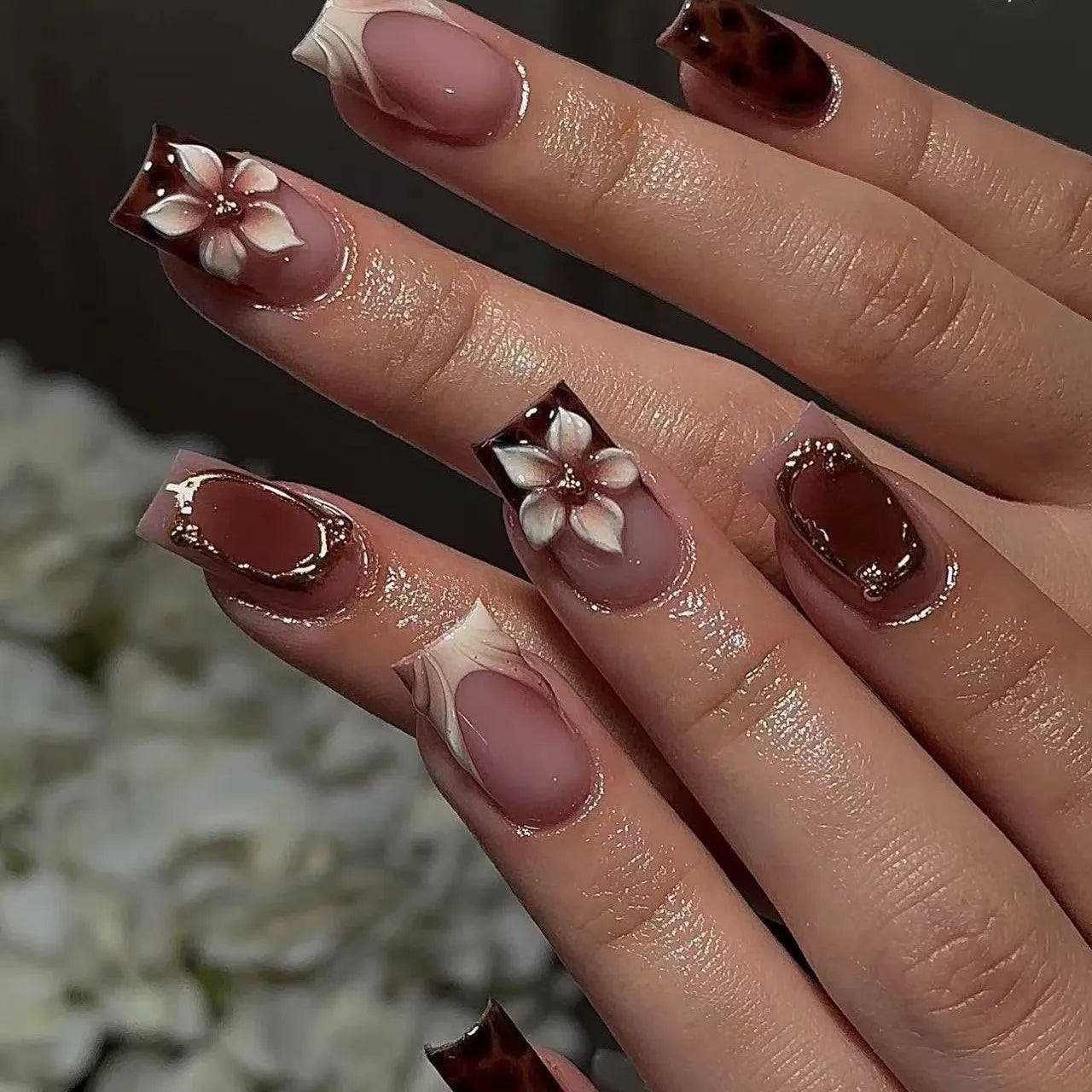 Blush Pink Press-On Nail Set (24pcs)