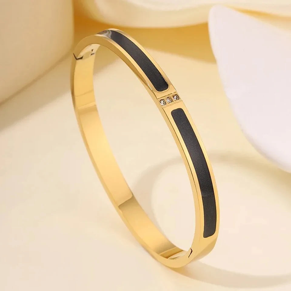 Zirconia Stacking Bracelet Set