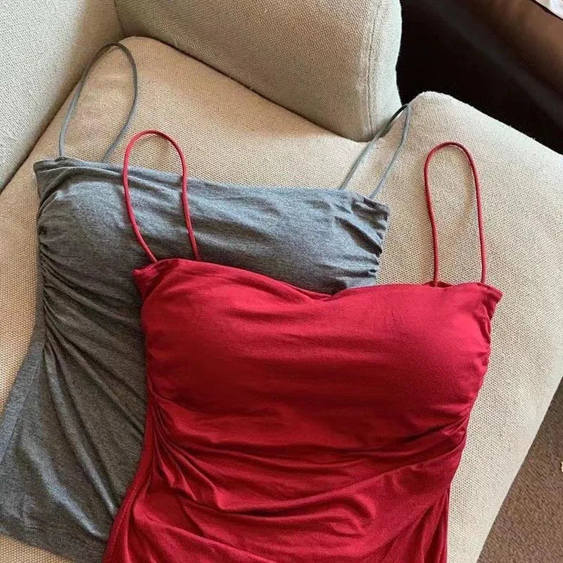 Camisole with Built-In Bra