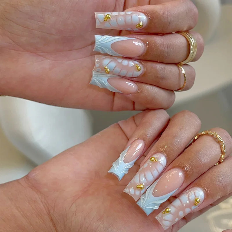 Blush Pink Press-On Nail Set (24pcs)