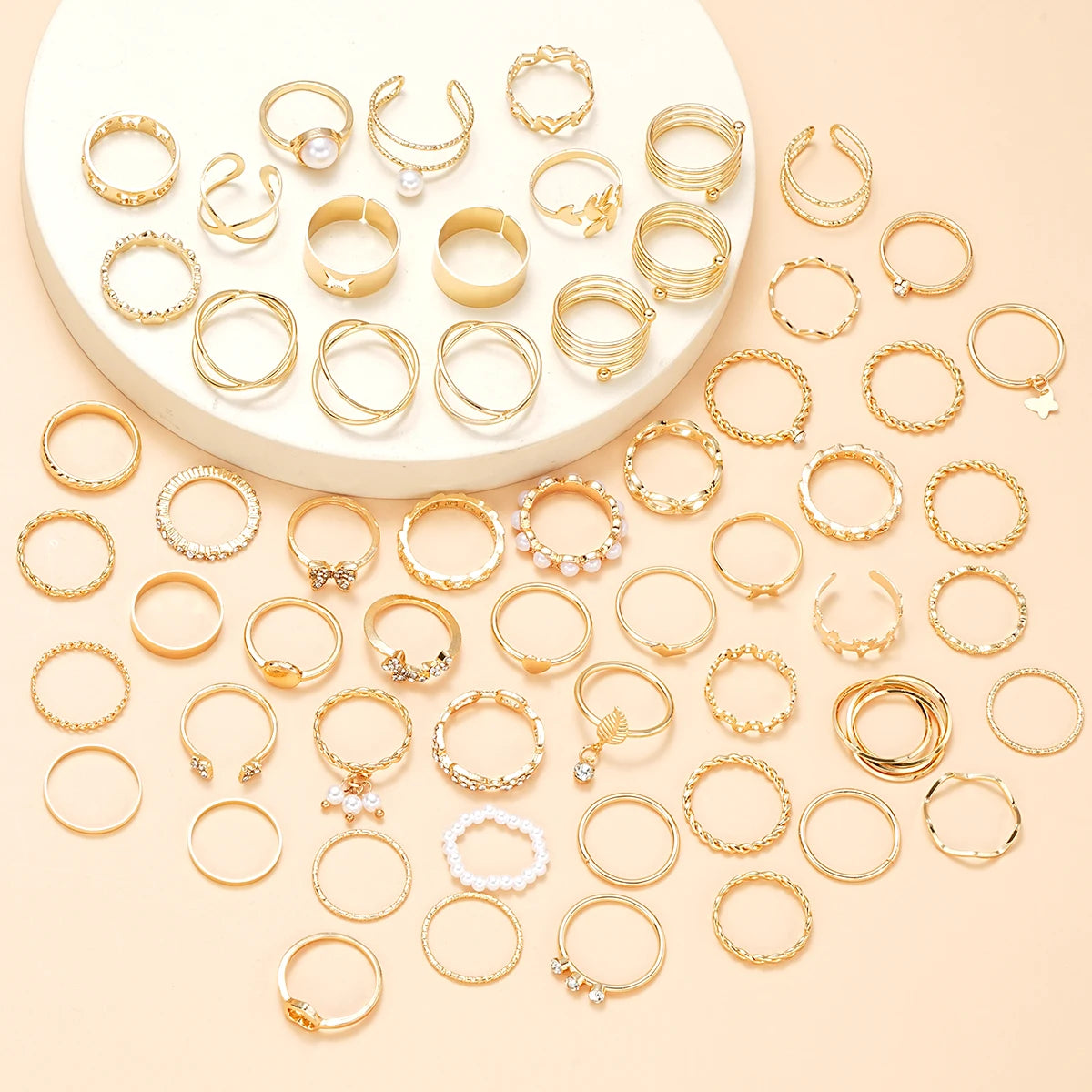 Vintage Ring Set (58pcs)