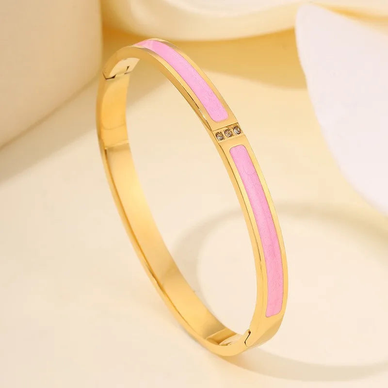 Zirconia Stacking Bracelet Set