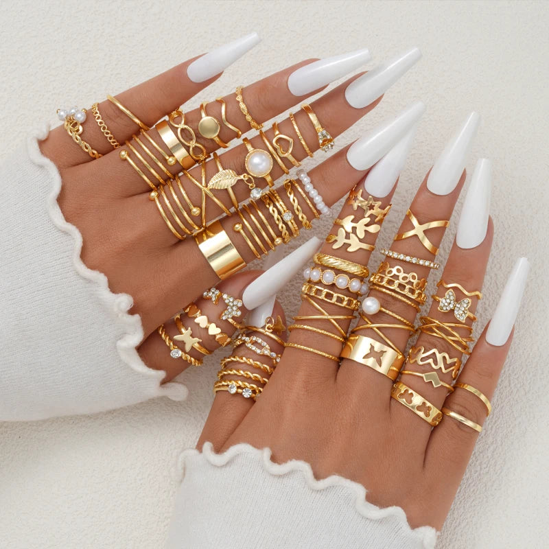 Vintage Ring Set (58pcs)