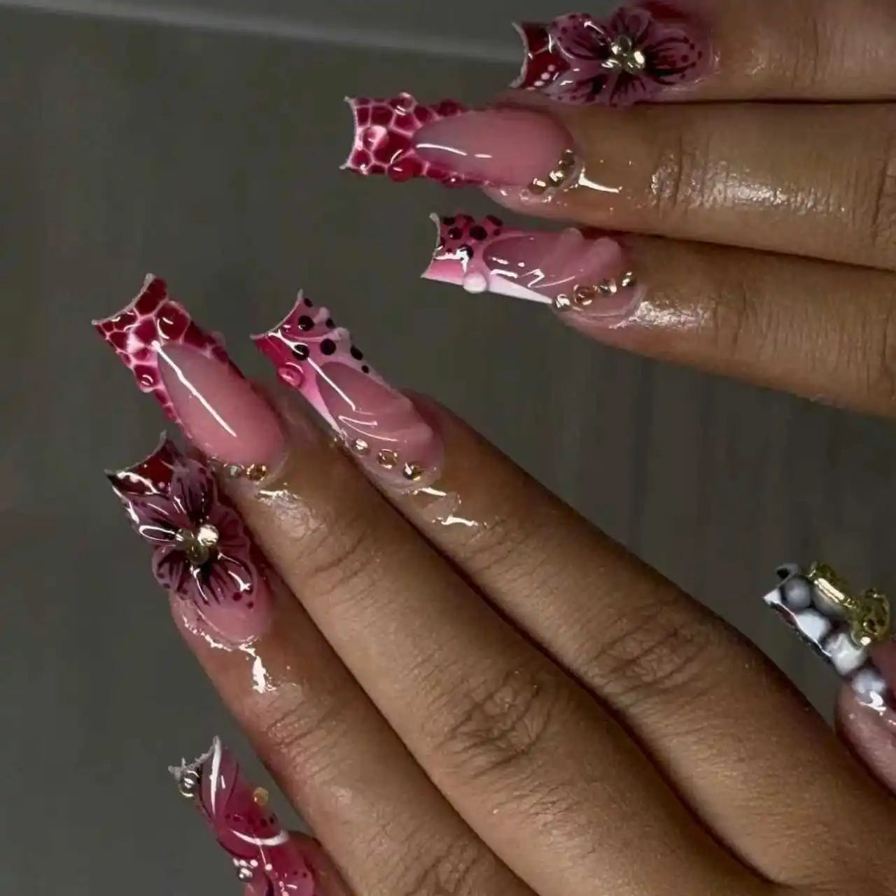 Blush Pink Press-On Nail Set (24pcs)