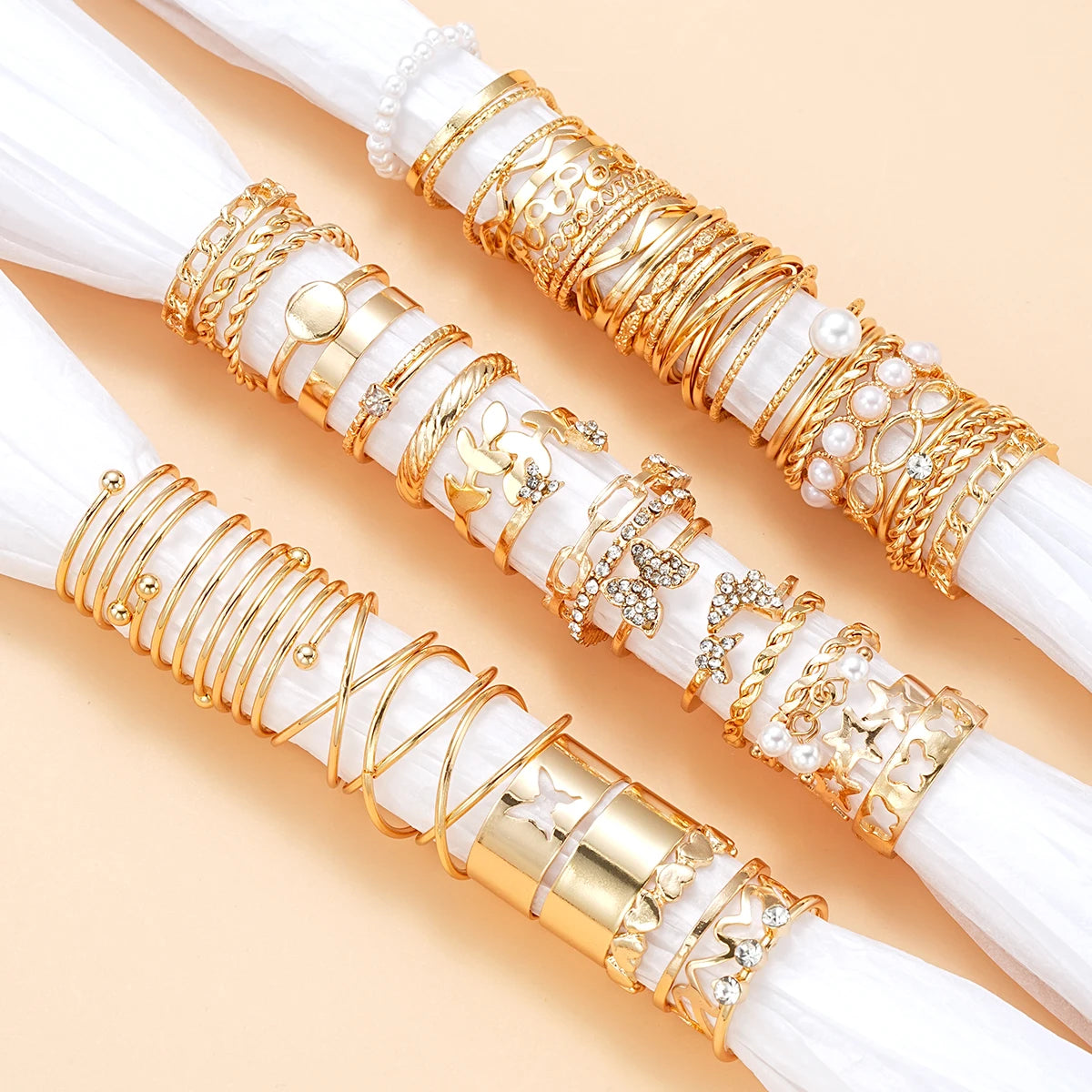 Vintage Ring Set (58pcs)