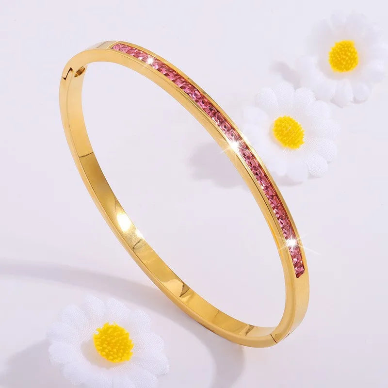 Zirconia Stacking Bracelet Set